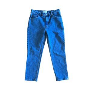 Everlane Women's The Original Cheeky Jean Organic Cotton in Cropped Blue Size 30